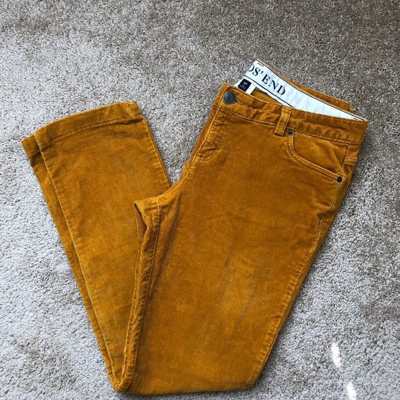 Lands' End Pants - 🍁Lands' End Mustard Yellow Corduroy Pant